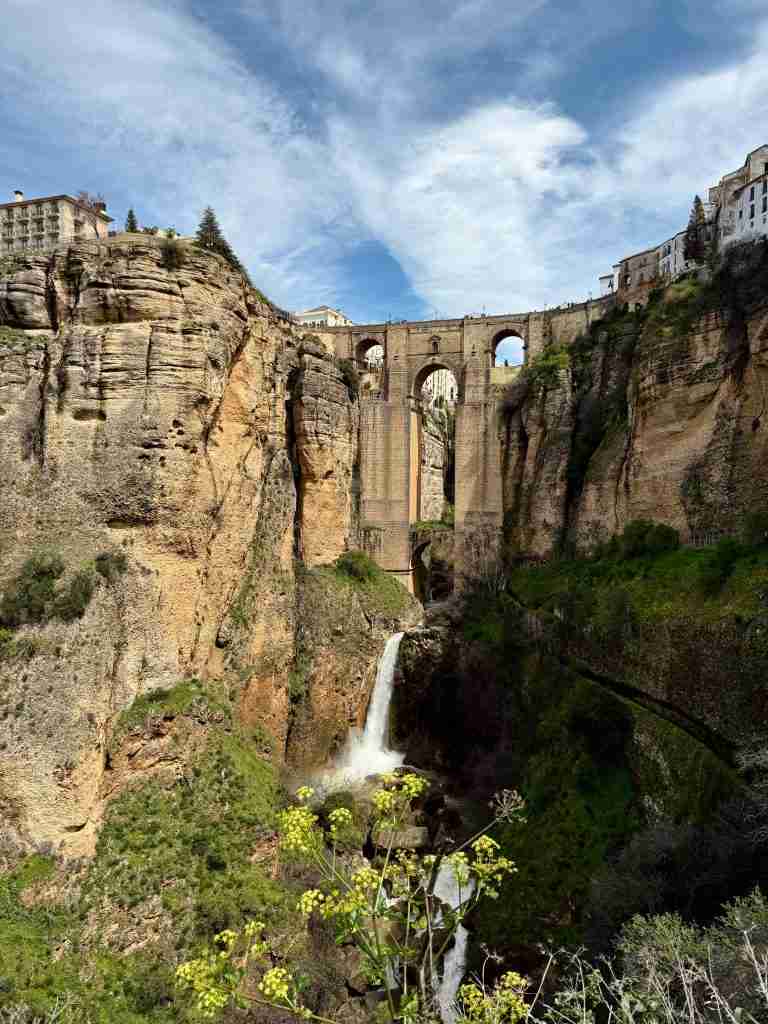 The Puente Nuevo and the Tajo gorge at Ronda, Andalucia
